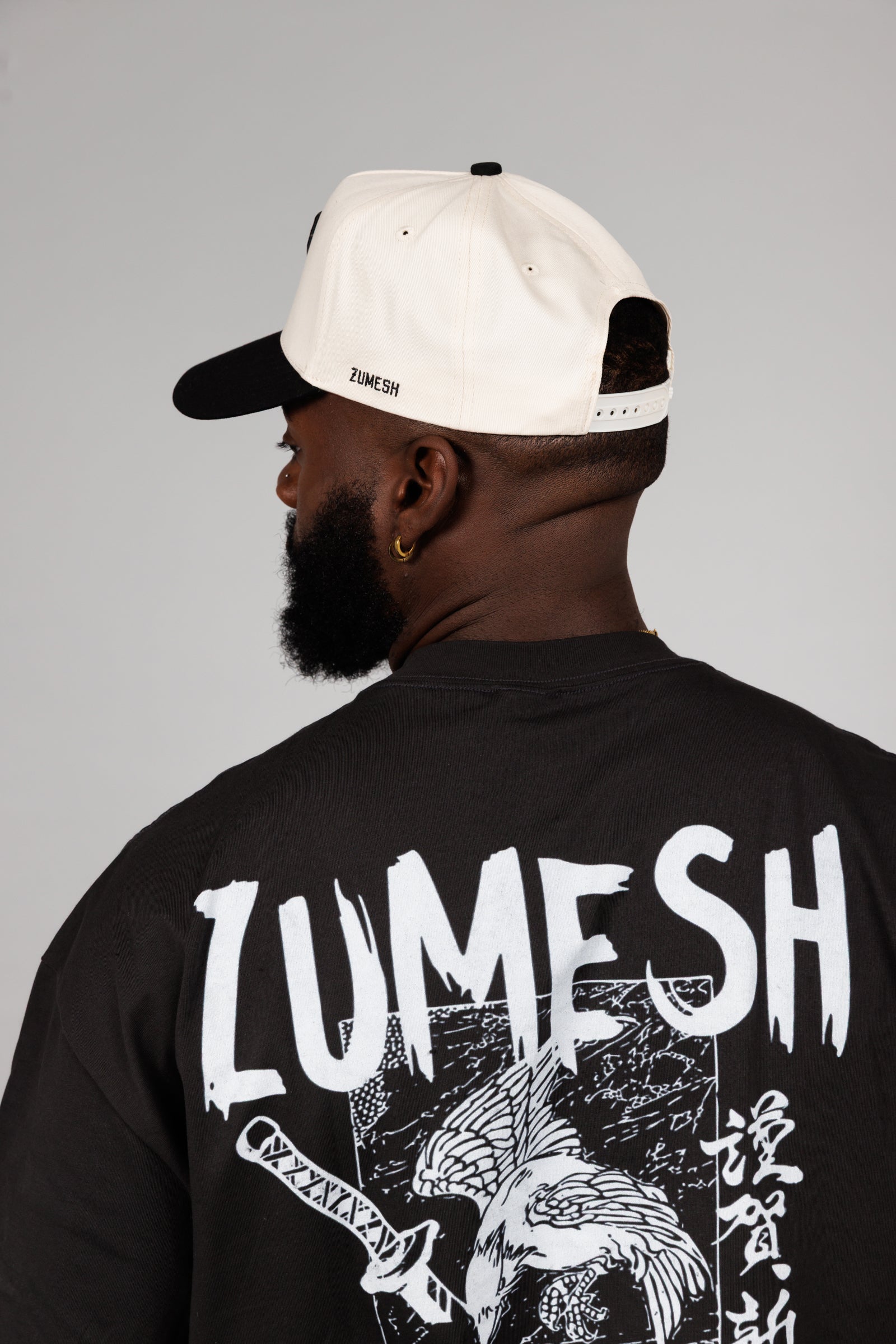 The Classic Snapback - Black & Cream (ORIGIN V1)